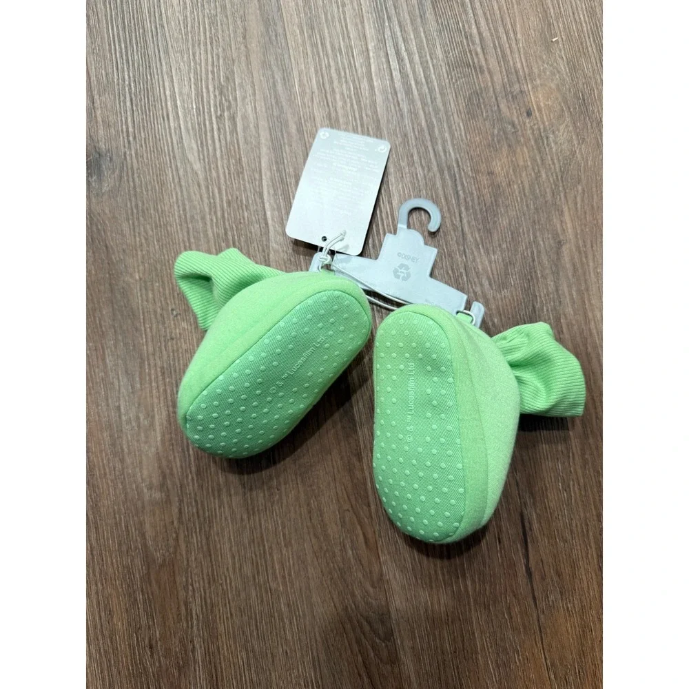 Disney Baby Star Wars Grogu Baby Yoda Green Bootie Slippers 12-18M NWT